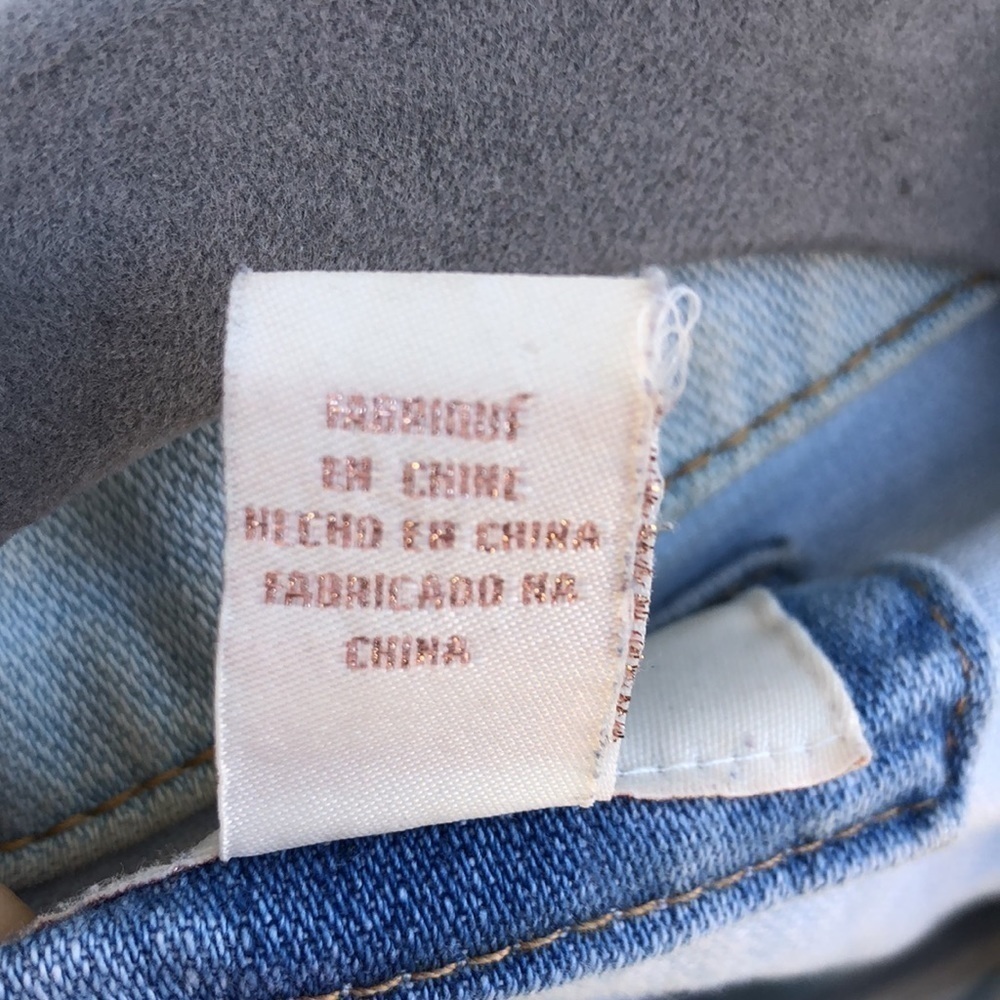 Forever 21 Distressed Denim Jacket | SIZE L - Picture 8 of 12